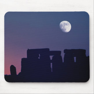 Moon Over Stonehenge | Wiltshire, England Mouse Mat