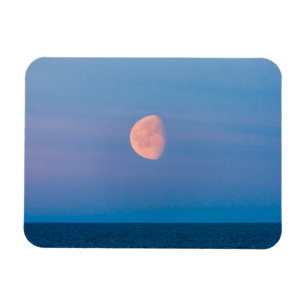 Moon Over the Bering Sea   Russia Far East Magnet