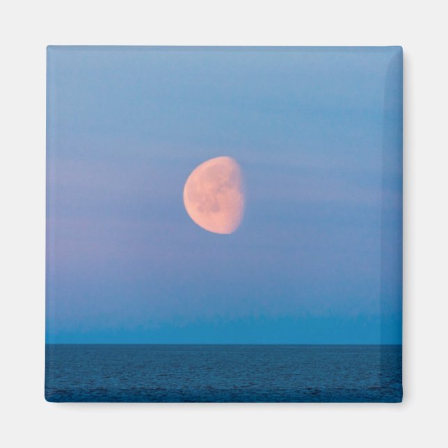Moon Over the Bering Sea | Russia Far East Magnet (Front)