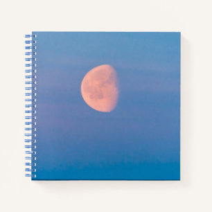 Moon Over the Bering Sea Russia Far East Notebook