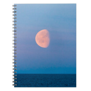 Moon Over the Bering Sea Russia Far East Notebook