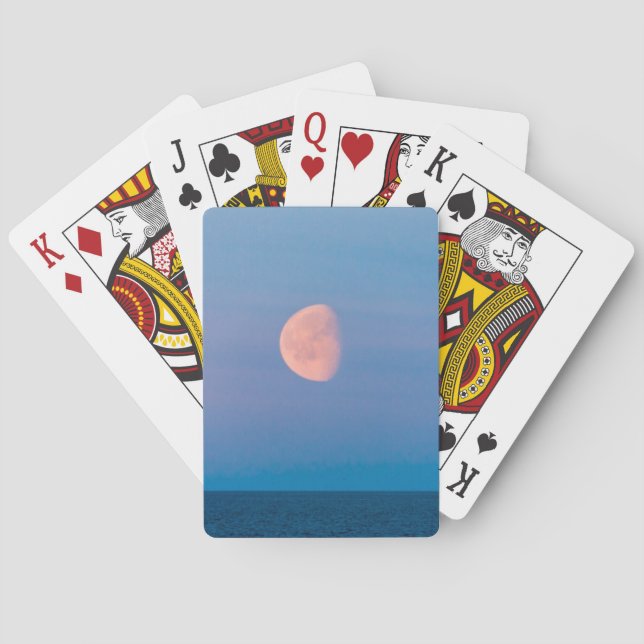 Moon Over the Bering Sea | Russia Far East Playing Cards (Back)
