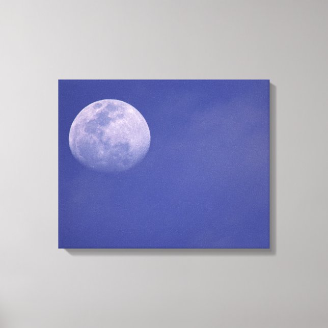 Moon Over the Galapagos Islands, Ecuador Canvas Print (Front)