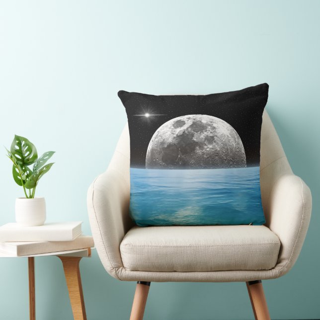 Moon Over the Ocean Cushion (Chair)