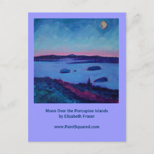 Moon Over the Porcupine Islands • Maine Postcards