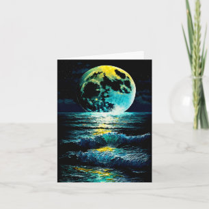 Moon Over Water Card