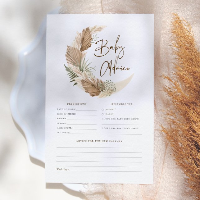 Moon Palm & Pampas Baby Prediction & Advice Game (Creator Uploaded)