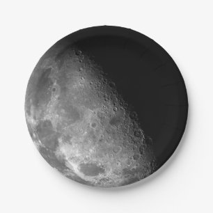 Moon Paper Plate