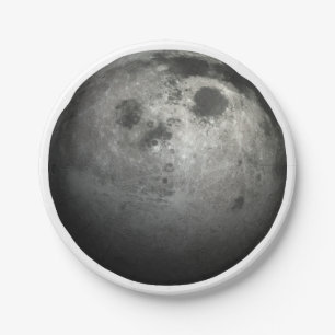Moon Paper Plate