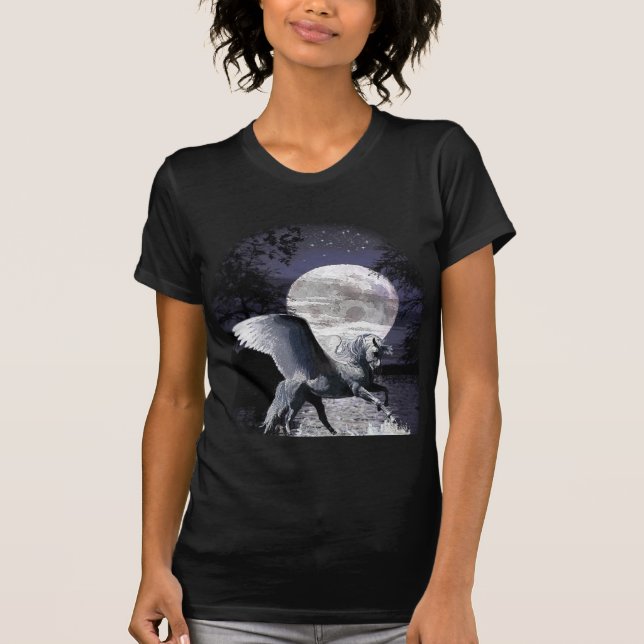 moon pegasus lake T-Shirt (Front)