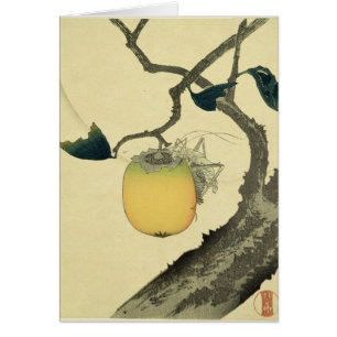 Moon, Persimmon and Grasshopper, 1807