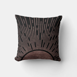 Moon Phase Arch Abstract Sun And Sun Rays Set, 1/6 Cushion