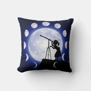 Moon Phase Astronomy cushion. Cushion