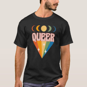 Moon Phase Lgbt Gay Pride Queer   T-Shirt