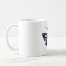 Moon Phase Moth Reading Book Mug - Cosy Celestial