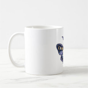 Moon Phase Moth Reading Book Mug - Cosy Celestial