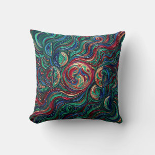 Moon Phase Pillow - Jewel Tone Fine Art Print