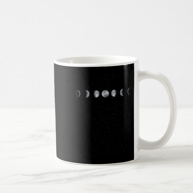 Moon Phase Scientist Gift Astronomy  Coffee Mug (Right)