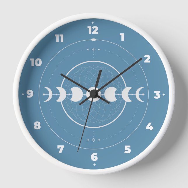 Moon Phase Wall Clock (Front)