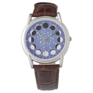 Moon Phase Watch with Stars