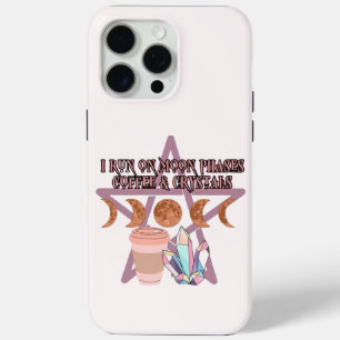 Moon Phases, Coffee, and Crystals iPhone 15 Pro Max Case