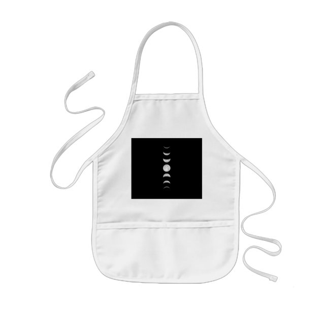 Moon Phases Cool Astronomy Kids Apron (Front)