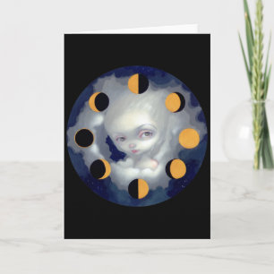 "Moon Phases" Greeting Card