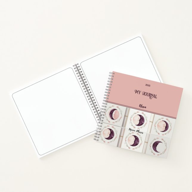 Moon Phases Journal and Sketchbook (Inside)