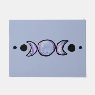 Moon Phases MoonChild art purple                   Doormat
