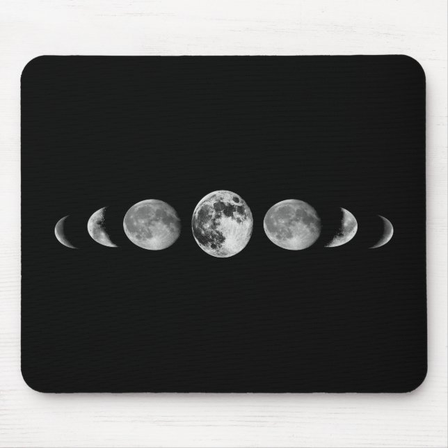Moon Phases Mouse Mat (Front)