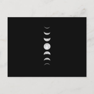 Moon Phases Postcard