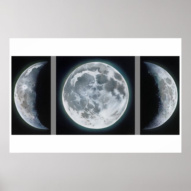 Moon Phases Poster (Front)