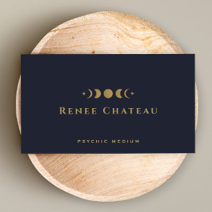 Moon Phases Psychic Medium Business Card