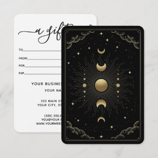 Moon Phases Tarot Card Reading Gift Certificate
