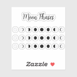 Moon Phases Tracker Lunar Cycles Mini Bujo Planner