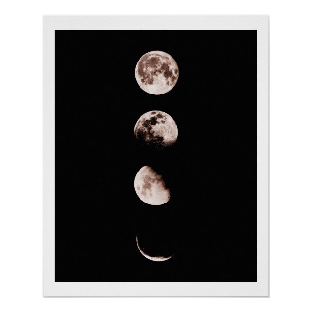 Moon Phases Wall Art – Celestial Home Decor (Front)