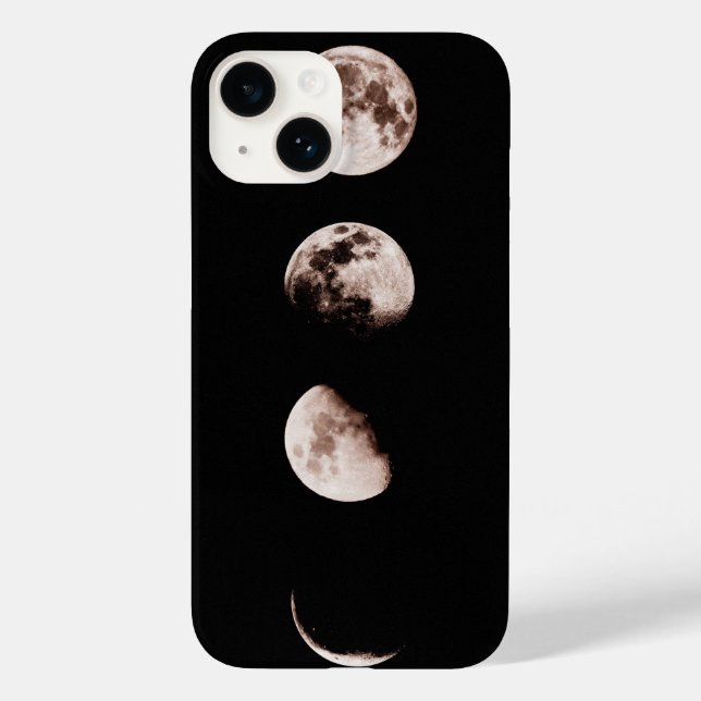 Moon Phases Wall Art – Celestial Home Decor Case-Mate iPhone Case (Back)