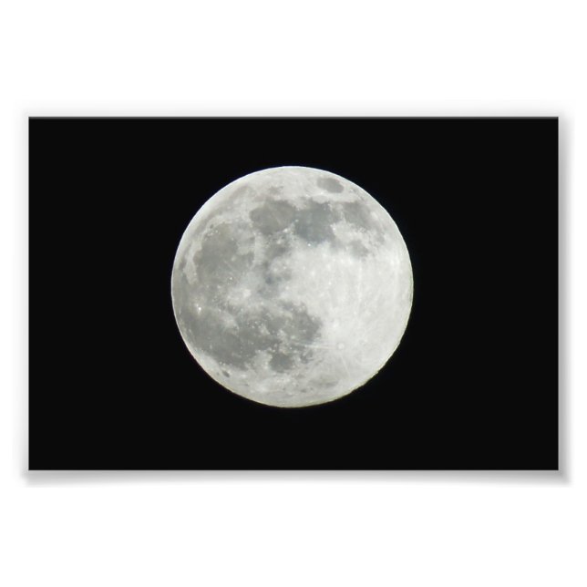Moon Photo Print (Front)