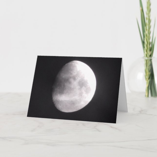 Moon Photography Love You Card (Front)