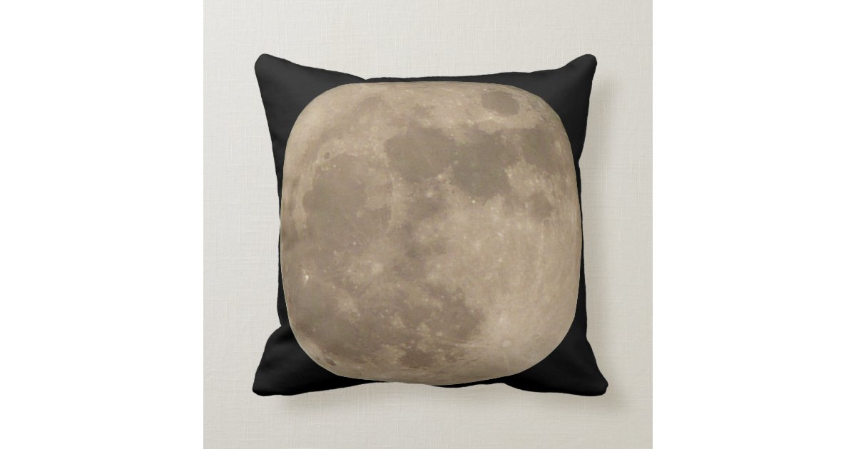 Moon Pillow Full Moon Throw Pillow Moon Gifts Zazzle.co.uk