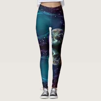 Moon, Planet and Stars Leggings