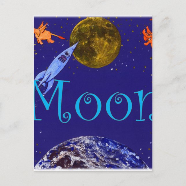 Moon Postcard (Front)