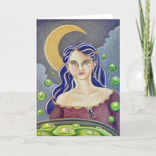 Moon Potion greeting card