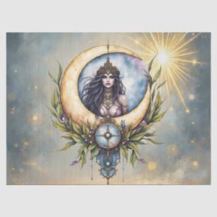 Moon Priestess – Keeper of the Celestial Balance.  Tissue Paper