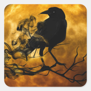 moon raven stickers