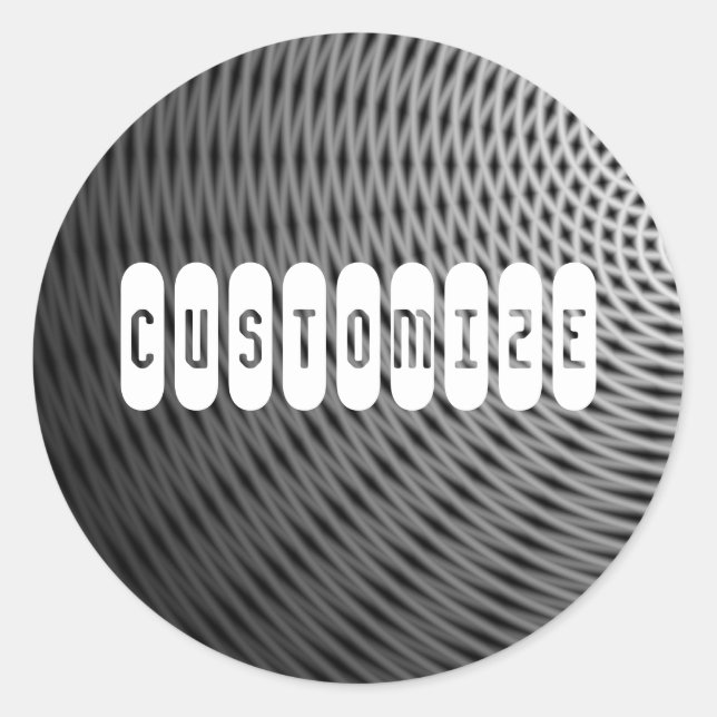 Moon Ray - Template Classic Round Sticker (Front)