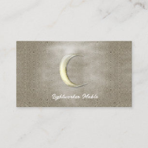 Moon, Reiki, Spiritual, Watercolor Business Cards