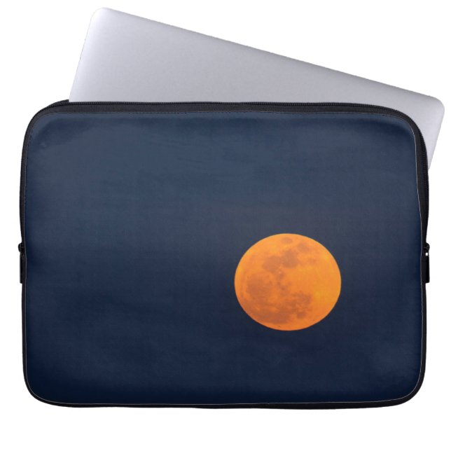 Moon Rise of the Super Moon | Savannah, Georgia Laptop Sleeve (Front)