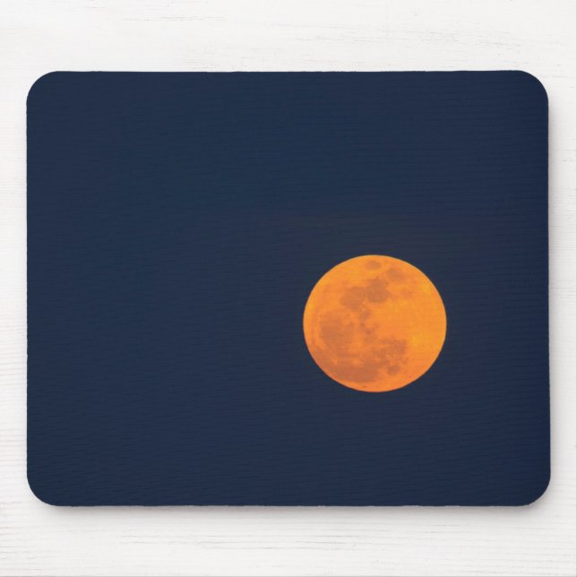 Moon Rise of the Super Moon | Savannah, Georgia Mouse Mat (Front)