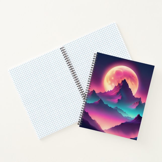 moon rising notebook (Inside)